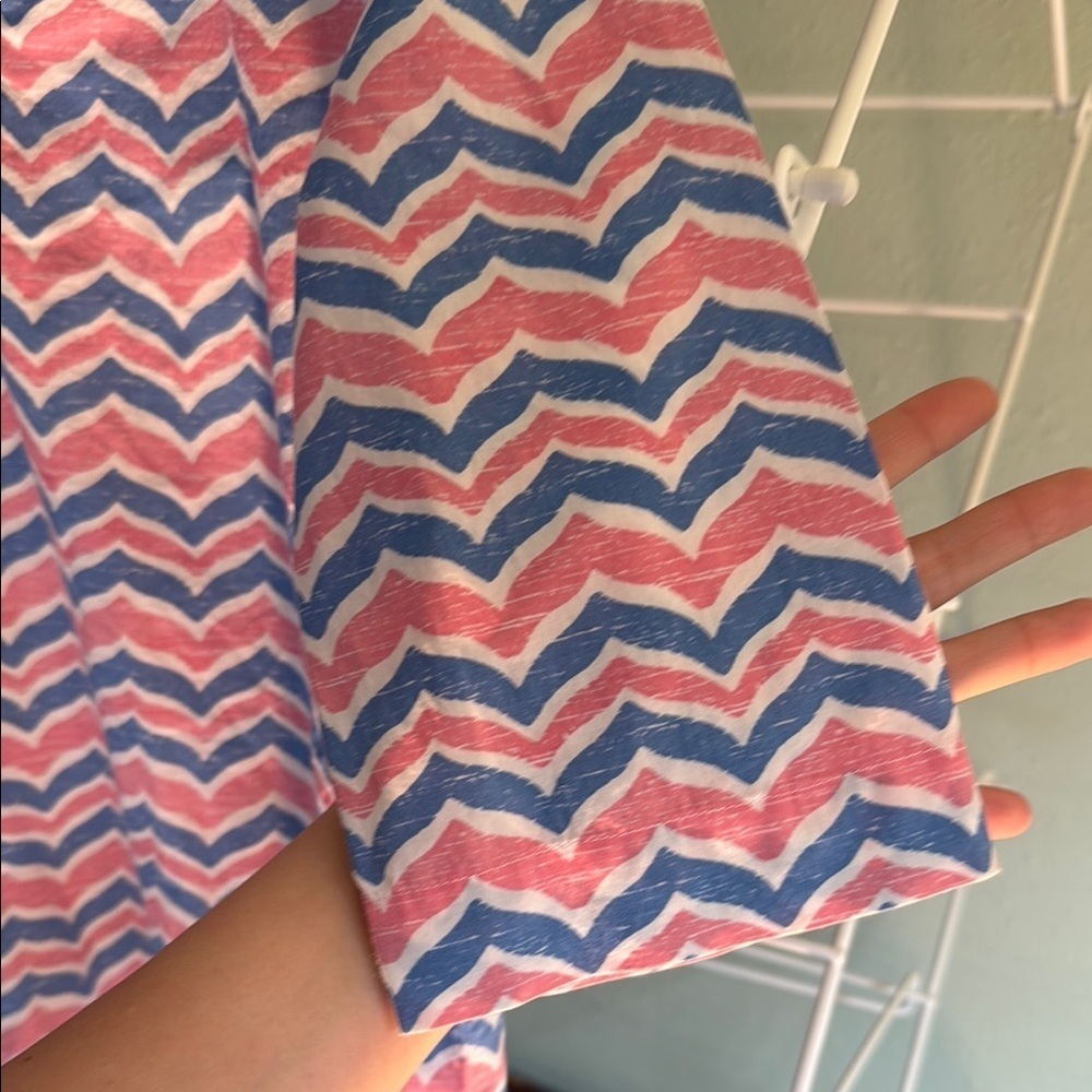 Chevron whale Vinyard Vines size L Girls tunic coverup (B17) - Picture 4 of 6